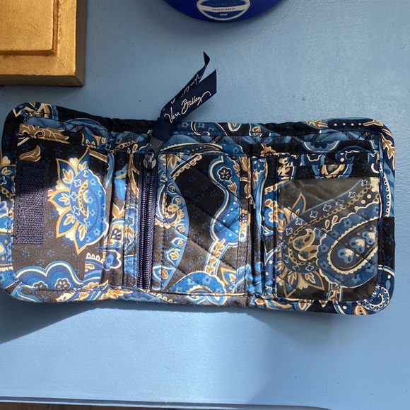 Vera Bradley Blue & Tan Wallet - Picture 3 of 4